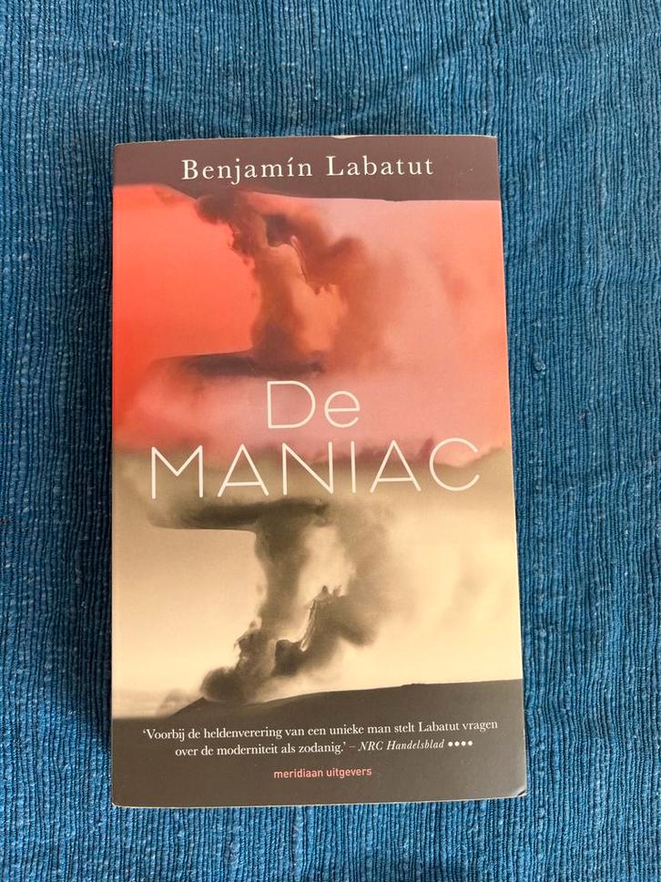 De Maniac - Benjamín Labatut, Boeken, Romans, Zo goed als nieuw, Nederland, Ophalen of Verzenden