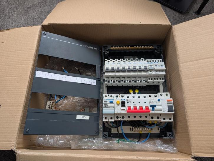 Meterkast 3 fase hoofdschakelaar - 1 fase groepen, Doe-het-zelf en Verbouw, Elektra en Kabels, Gebruikt, Overige typen, Ophalen of Verzenden
