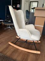 Schommelstoel Tim Wood creme/beige babykamer lounge, Ophalen, Stoel(en)