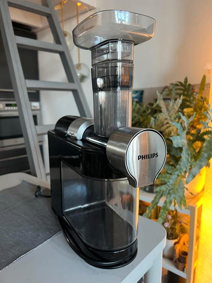 Philips Avance HR1946/70 slowjuicer, Witgoed en Apparatuur, Juicers, Zo goed als nieuw, Slowjuicer, Elektrisch, Ophalen of Verzenden