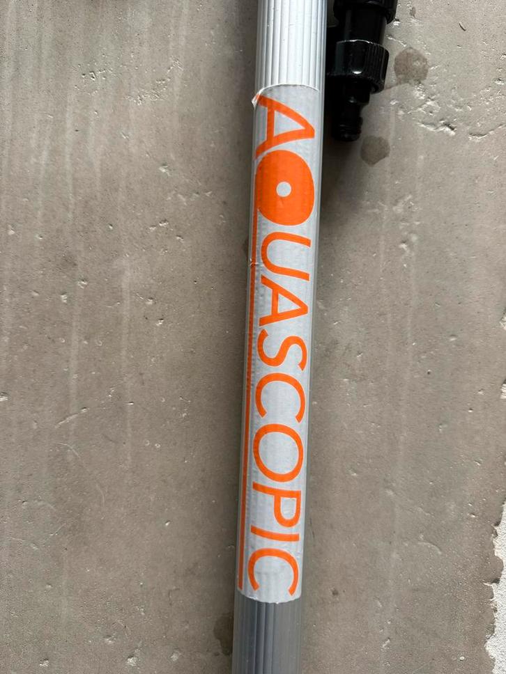 Aquascopic Telescoopsteel 8 meter met toebehoren, Tuin en Terras, Hogedrukreinigers, Zo goed als nieuw, Elektrisch, Ophalen of Verzenden