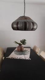 Hanglamp metaal. Bruin, zilver., Huis en Inrichting, Ophalen, Zo goed als nieuw, Metaal, 75 cm of meer