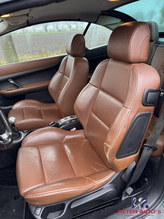 Interieur bruin leder Peugeot 307 CC ('03-'08), Auto-onderdelen, Interieur en Bekleding, Peugeot, Gebruikt, Ophalen of Verzenden