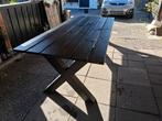 Tuintafel Douglashout met X-Poten, Tuin en Terras, Tuintafels, Ophalen, Nieuw, Rechthoekig, Hout