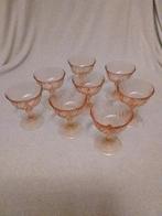 8 coupes luminarc pink swirl, Verzamelen, Glas en Borrelglaasjes, Ophalen of Verzenden, Overige typen