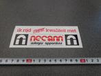 sticker NECAM autogas apparatuur Ik rijd super kwaliteit met, Ophalen, Zo goed als nieuw