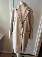 Fabienne chapot wollen mantel jas flori coat maat 42, Kleding | Dames, Jassen | Winter, Beige, Maat 42/44 (L), Ophalen of Verzenden