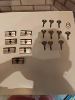 7 cilinders met 10 sleutels, Ophalen of Verzenden, Gebruikt, Rvs, Slot