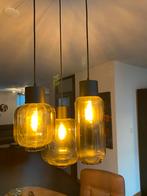 Hanglamp met 3 Lichtpunten, Ophalen, Zo goed als nieuw, Glas, 50 tot 75 cm