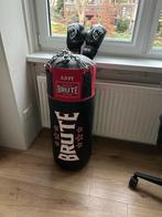 Bokszak met bokshandschoenen - Brute en Super Pro, Ophalen, Zo goed als nieuw, Bokszak