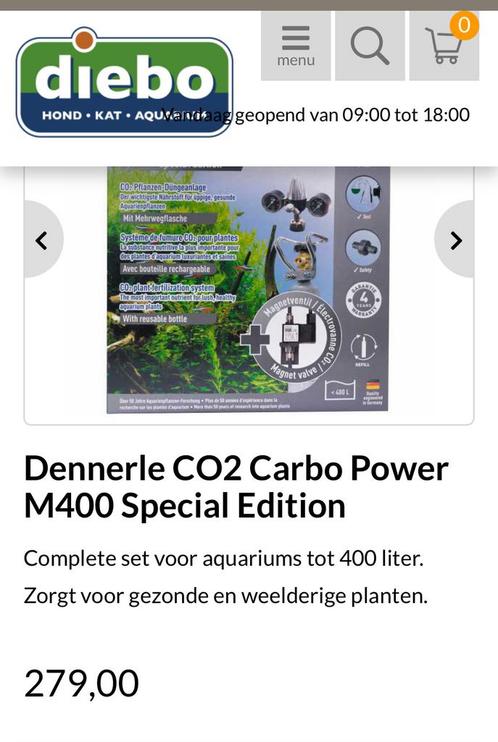 Co2 installatie 2,7lt voor aquarium, Dieren en Toebehoren, Vissen | Aquaria en Toebehoren, Filter of Co2, Ophalen of Verzenden