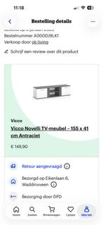 Vicco Novelli TV-meubel 155 cm – zo goed als nieuw, Ophalen, Zo goed als nieuw, 25 tot 50 cm, Minder dan 100 cm