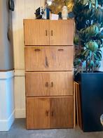 4 x Vintage Simpla-Lux Wandmeubel Kastjes jaren 60/70 teak, Huis en Inrichting, Ophalen, Gebruikt, Nvt, Nvt