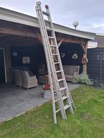 Altrex / Bijstede ladder 3 X 12 treden, Doe-het-zelf en Verbouw, Ladders en Trappen, Ophalen, Gebruikt, Ladder, 4 meter of meer