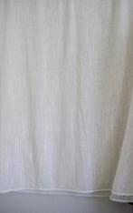 2 WITTE VITRAGE'S , 100 tot 150 cm, Ophalen of Verzenden, Zo goed als nieuw, Wit