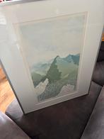 Litho Albert Heijn 100 Jaar - Zeefdruk Kunstwerk 1987, Antiek en Kunst, Kunst | Litho's en Zeefdrukken, Ophalen