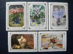 Postzegels USSR 1979 schilderijen bloemen - cw € 1,60 postfr, Ophalen of Verzenden, Postfris