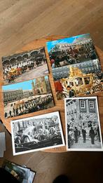 6 kaarten Prinsjesdag koningshuis gouden koets, Ophalen of Verzenden