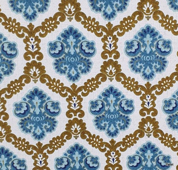 13188 Origineel uniek vintage oud behang wallpaper swiet, Huis en Inrichting, Stoffering | Behang, 75 m² of meer, Verzenden