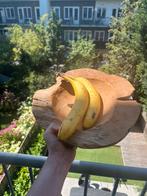 Houten Fruitschaal - Handgemaakt, Schaal, Ophalen of Verzenden, Zo goed als nieuw, Overige vormen