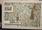 Schilderij ‘De voorkamer’, Antiek en Kunst, Kunst | Schilderijen | Klassiek, Verzenden