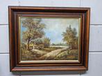 Landschap op de Veluwe, Antiek en Kunst, Kunst | Schilderijen | Klassiek, Ophalen of Verzenden