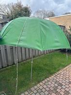 Links visparaplu canvas en rechts lichtgewicht scherm ., Ophalen, Gebruikt, Overige typen