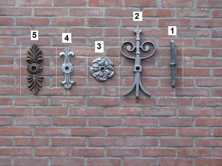 Muurankers Muurdecoratie Muuranker, Doe-het-zelf en Verbouw, IJzerwaren en Bevestigingsmiddelen, Nieuw, Overige typen, Minder dan 50 mm