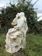 Groot Carrara (Italie) marmeren beeld 3 a 400 kg., Antiek en Kunst, Ophalen