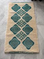 Retro wollen vloerkleed - Desso - 68x128 cm, Huis en Inrichting, Gebruikt, 100 tot 150 cm, Wit, Rechthoekig