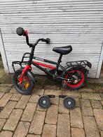 Loeki kinderfiets 12 inche met zijwieltjes, Ophalen, Zijwieltjes, Gebruikt, Loekie