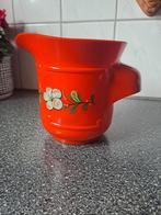 Vintage Buchsteiner oranje beslagkom bloem., Ophalen of Verzenden, Huis en Inrichting