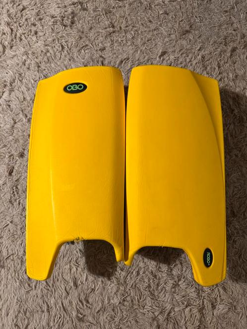 OBO Robo Plus Legguards geel maat M bijna niet gebruikt, Sport en Fitness, Hockey, Zo goed als nieuw, Overige typen, Ophalen of Verzenden
