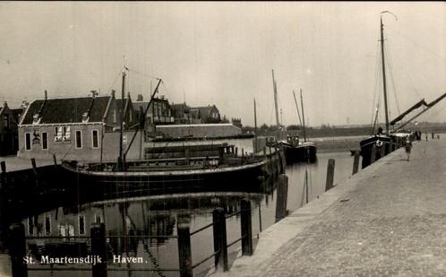 St. Maartensdijk - Haven -, Verzamelen, Ansichtkaarten | Nederland, Ongelopen, Zeeland, 1920 tot 1940, Ophalen of Verzenden