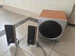 Logitech z3 2.1 speakers met bassbox, Computers en Software, Pc speakers, Ophalen of Verzenden, Gebruikt, Audiokanaal 2.1, Logitech, Creative
