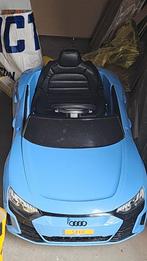 Audi Kinderauto Elektrisch - Lichtblauw - Goede Staat!, Ophalen of Verzenden, Gebruikt