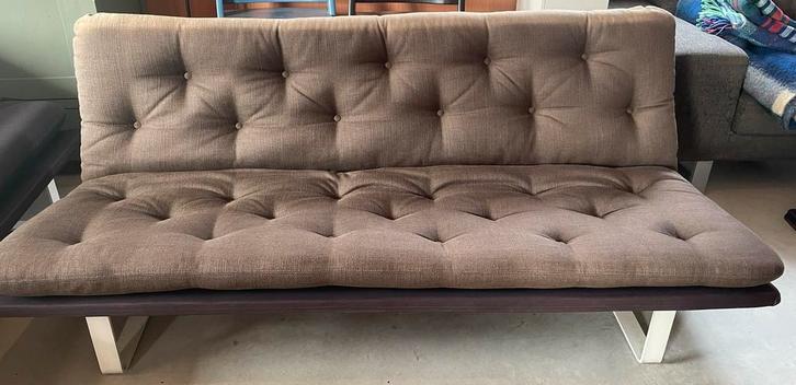 Vintage 3-zits Artifort-bank C684 Kho Liang Ie, Huis en Inrichting, Banken | Bankstellen, Gebruikt, Rechte bank, Driepersoons