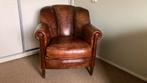 Schapen Leren Fauteuil, Huis en Inrichting, Fauteuils, Ophalen, Gebruikt, Country, Leer