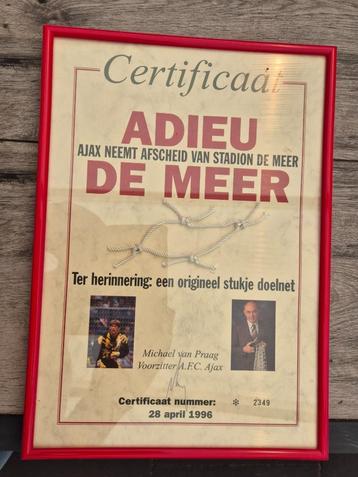Orgineel stukje doelnet van DE MEER beschikbaar voor biedingen