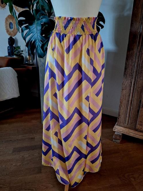 Nieuw! Zomerse lange rok Garconne, valt als M, Kleding | Dames, Rokken, Nieuw, Geel, Onder de knie, Ophalen of Verzenden