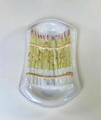 Asperge schaal Barbotine Majolica presenteer schaal, Antiek en Kunst, Ophalen of Verzenden