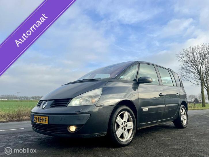 Renault Espace 3.5 V6, BJ 2005 Automaat, Airco, Auto's, Renault, Bedrijf, Te koop, Espace, ABS, Airbags, Airconditioning, Alarm