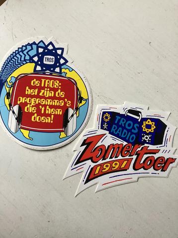 2 stickers TROS tv programma’s beschikbaar voor biedingen