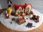 Sneeuwwitje en de 7 dwergen met compleet dwergenhuis Disney, Verzamelen, Disney, Ophalen of Verzenden, Sneeuwwitje of Doornroosje