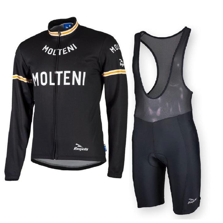 Fietskledingset Rogelli Molteni  zwart UITVERKOOP op=op, Sport en Fitness, Wielrennen, Nieuw, Kleding, Ophalen of Verzenden