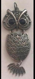 Zilverkleurige Uil Kettinghanger, Ophalen of Verzenden, Zo goed als nieuw, Zilver, Overige materialen