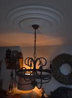 Hoffz kroonluchter Bliz 4 arms, Huis en Inrichting, Lampen | Kroonluchters, Ophalen of Verzenden, Zo goed als nieuw, Metaal, Stoer, sober, landelijk