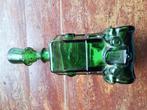 Empolie groen glazen fles in de vorm van een auto compleet m, Antiek en Kunst, Antiek | Glas en Kristal, Ophalen of Verzenden