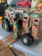 Ninja Turtles figuren, bus, buggy, motor, heli, Ophalen of Verzenden, Zo goed als nieuw