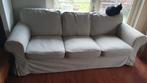 Warmgrijze Ikea Ecktorp 3-zitsbank + extra set hoezen, Huis en Inrichting, Banken | Bankstellen, Ophalen, Gebruikt, Driepersoons